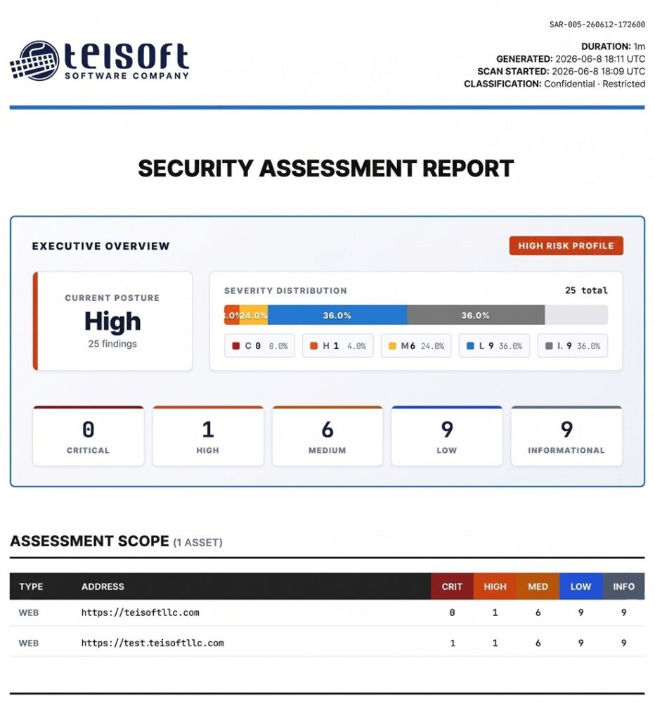 teisoft light vulnscan reports 1